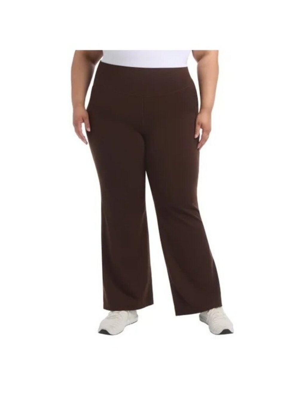NWT Jockey Women's 3X Espresso Yoga Pants Pockets B0995